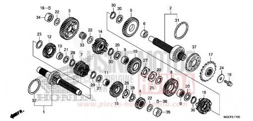 BOITE DE VITESSES CB1100CAK de 2019